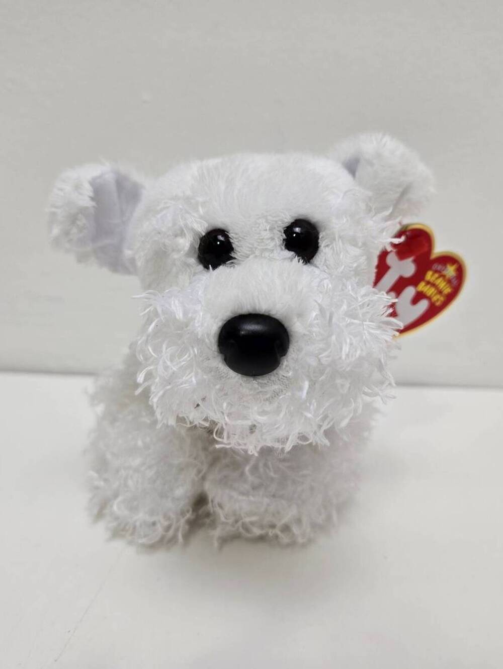 Ty Beanie Baby “Farley” the White Scottie Dog *Rare* (5.5 inch)